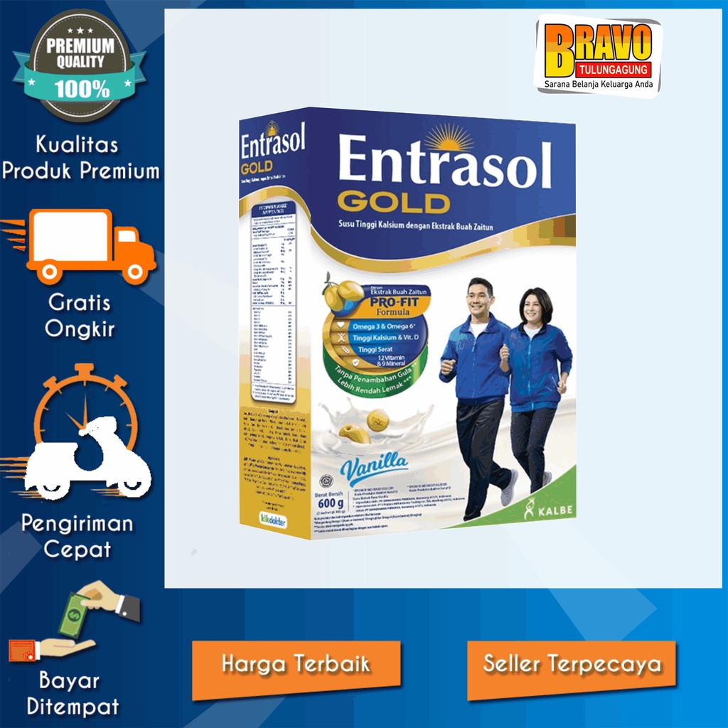 

Bravo Supermarket - ENTRASOL GOLD VANILLA 600gr