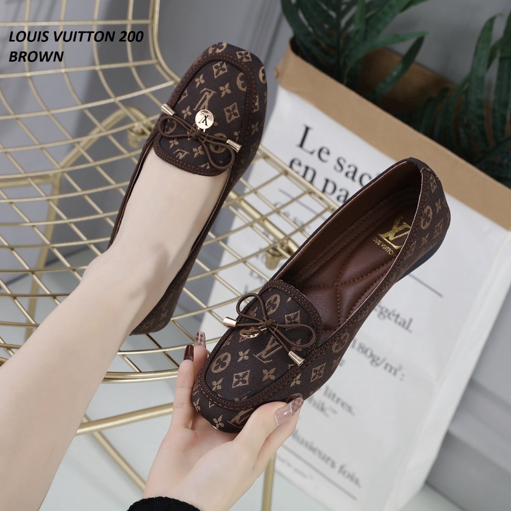 SEPATU WANITA LOAFERS WEDGES SHOES 200