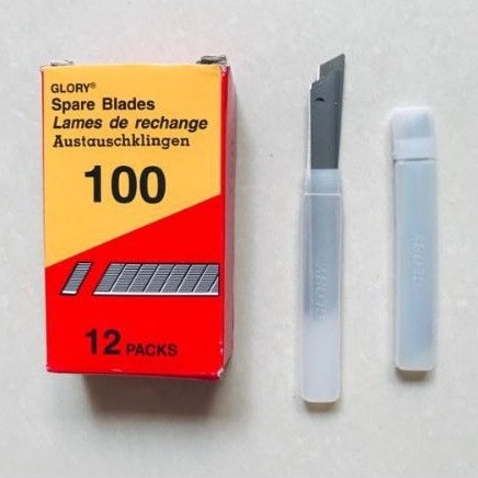 

ISI CUTTER KECIL / REFILL / GLORY SPARE BLADES 100