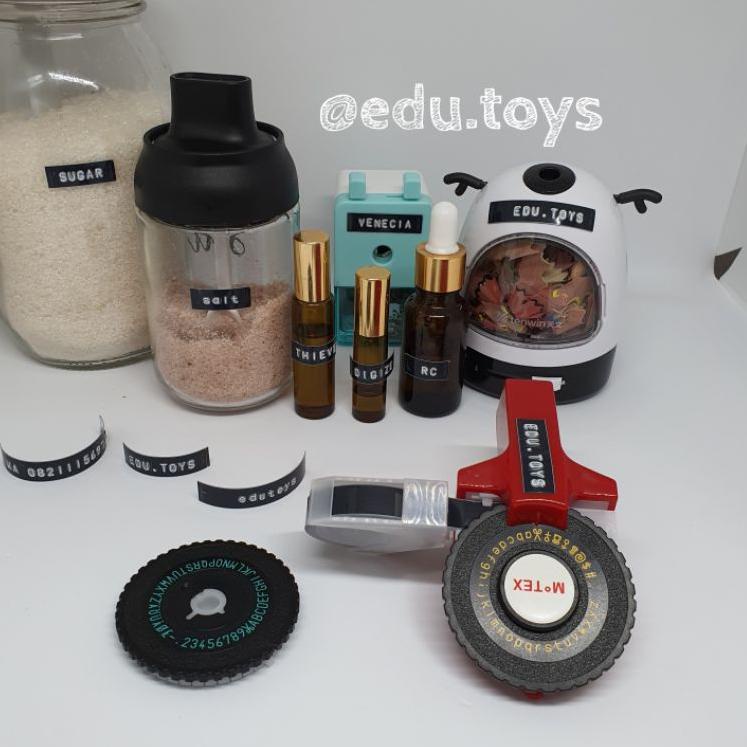 

[KODE 0IS77] (FREE 2ROLL REFILL) MOTEX EMBOSSING LABEL MAKER CIDY DYMO MESIN LABEL
