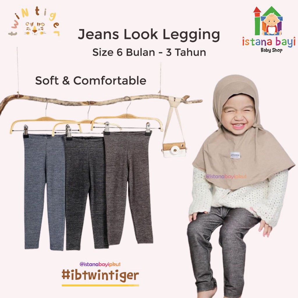 Twin Tiger Jeans Look Legging - Legging Baby/Baby jegging