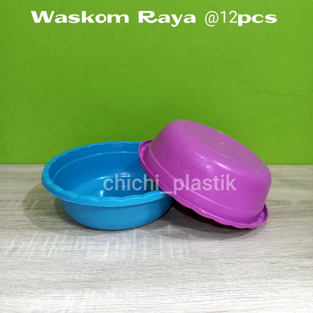 Isi 12 PCS!! Waskom Raya /Waskom Plastik/Waskom berkatan /Baskom