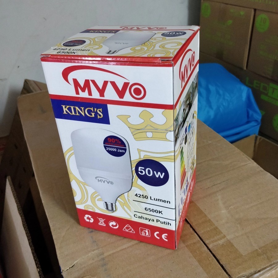 MYVO King's Bulb T 50w Lampu Hemat Bohlam Murah Irit Listrik 50 watt