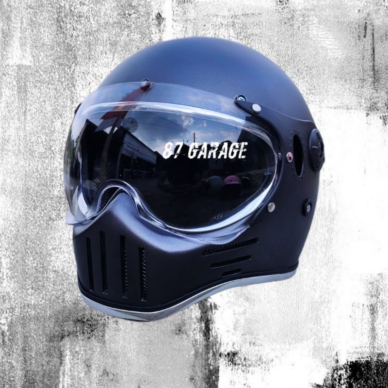 HELM CUSTOM KLASIK RETRO CHOPPER BOBBER JAPSTYLE CLASSIC FULLFACE