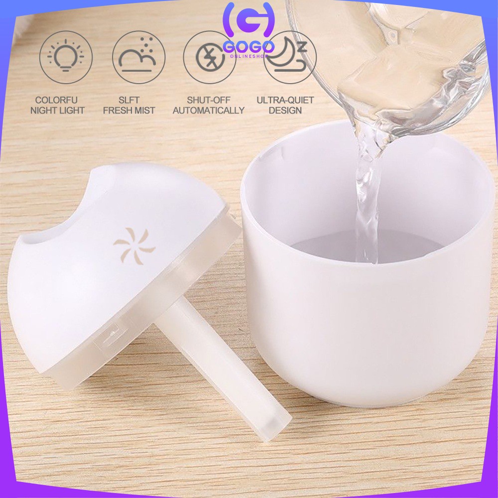 GOGO-C430 Air Aroma Mini Humidifier Diffuser USB Air Mini Portable / Pelembab Udara / Purifier Aromatherapy Essential Oil Difuser