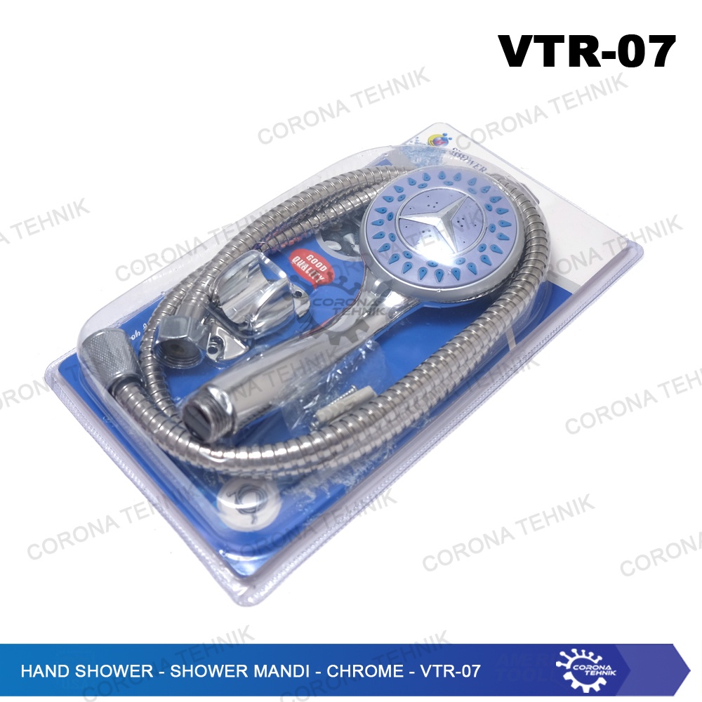 VTR-07 - Hand Shower - Shower Mandi - Chrome