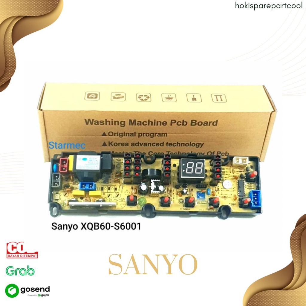 MODUL PCB MESIN CUCI SANYO AQUA AQW89XTF AQW-89XTF