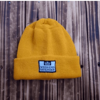 COD Kupluk Rajut Beanie Hat  Pria Dewasa Caps Weekend Offender Berbahan Tebal Dan Lembut Pria Wanita Unisex