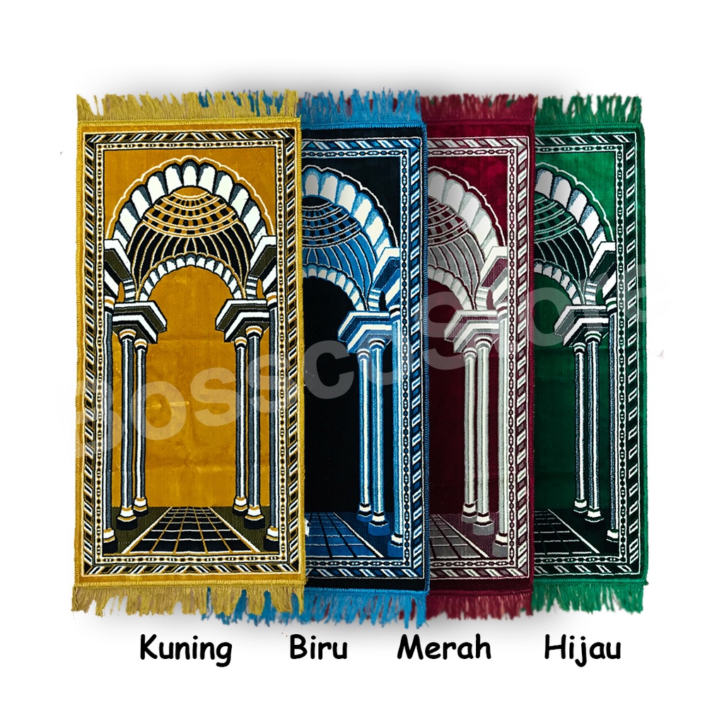 Sajadah Bulu Halus ALADIN 100x50cm Motif Kubah [M26] sajadah premium sajadah halus sajadah murah sajadah dewasa sajadah besar sejadah sajada oleh oleh umroh haji sajadah turki sajadah turkey sajadah sujud