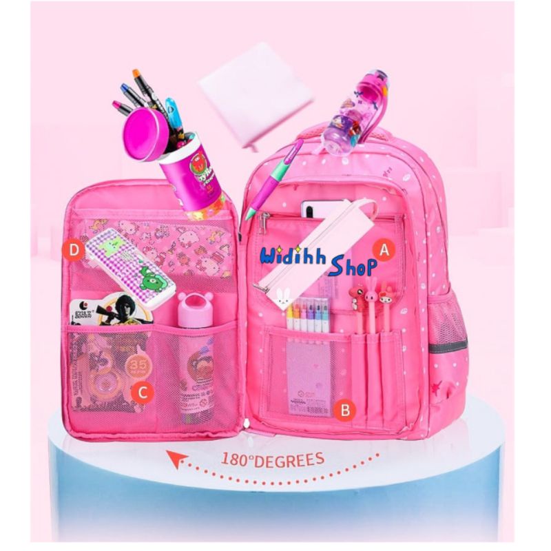 [FREE GANTUNGAN] Tas Motif Love Model Kulkas Anti Air / Tas Anak Sekolah Model Kulkas / Tas Kulkas / Tas Sekolah Anak Perempuan / Ransel Sekolah Anak Perempuan / Backpack / Tas Lucu / Tas Anti Air