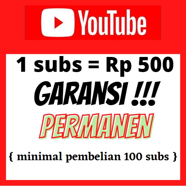 Subscriber youtube permanen subscribers aktif-bergaransi