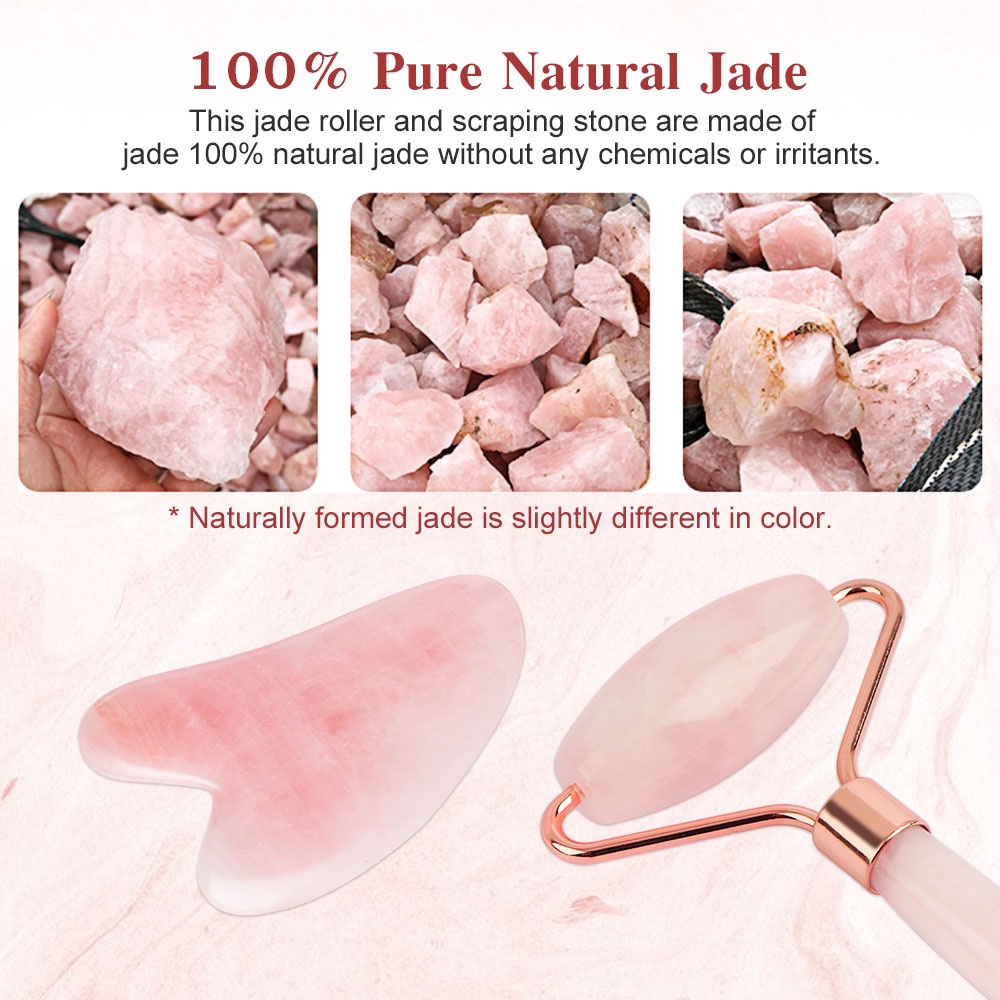 Alat Pijat Gua Sha Salorie Untuk Mengencangkan Kulit Wajah / Tubuh