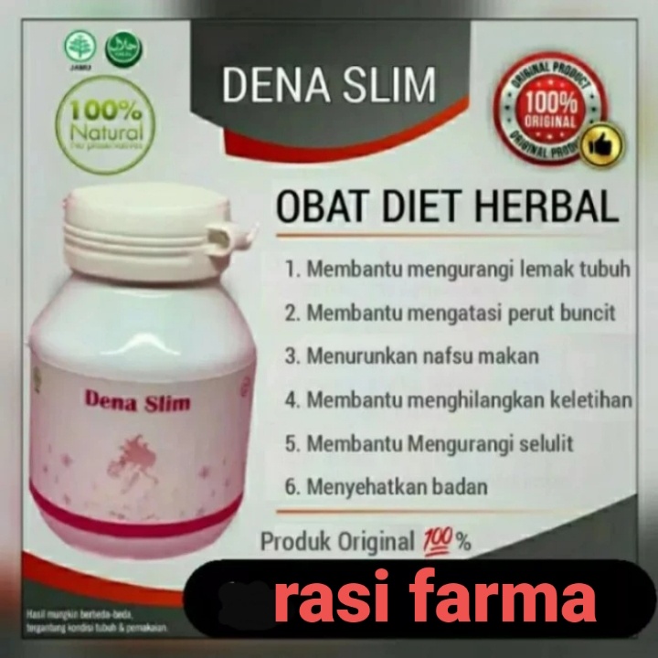 DENA SLIM PELANGSING BADAN ORIGINAL OBAT DIET ASLI 100% BPOM AMPUH