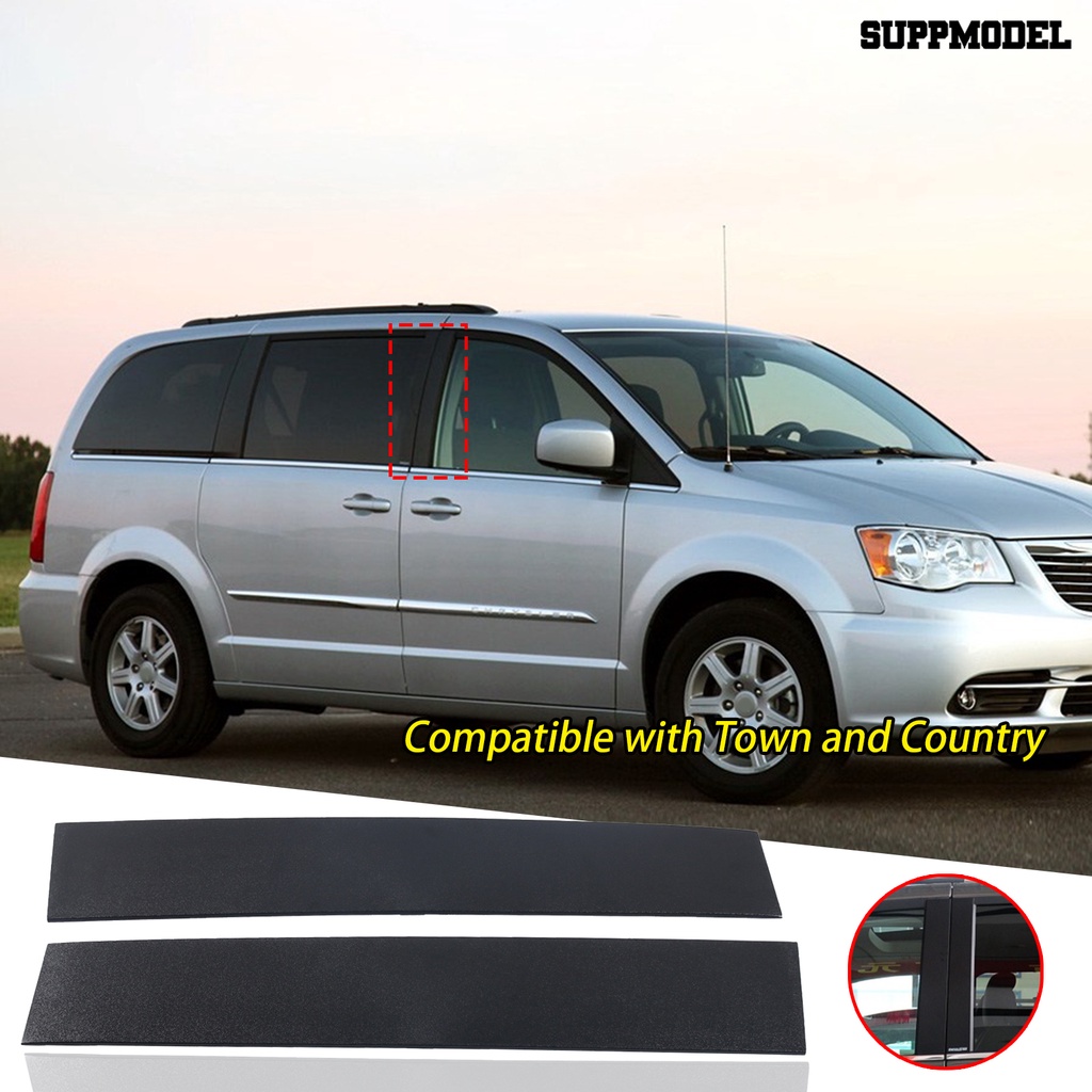 (SM) 1 Pasang Cover Pilar B-Pillar Sturdy Direct Depan Kiri / Kanan Bahan ABS 5020664Aa Sepatu Sneakers Bertali Bahan Kulit Pu Untuk Wanita 5020664Ab Untuk Dodge Grand Caravan 2008-2020