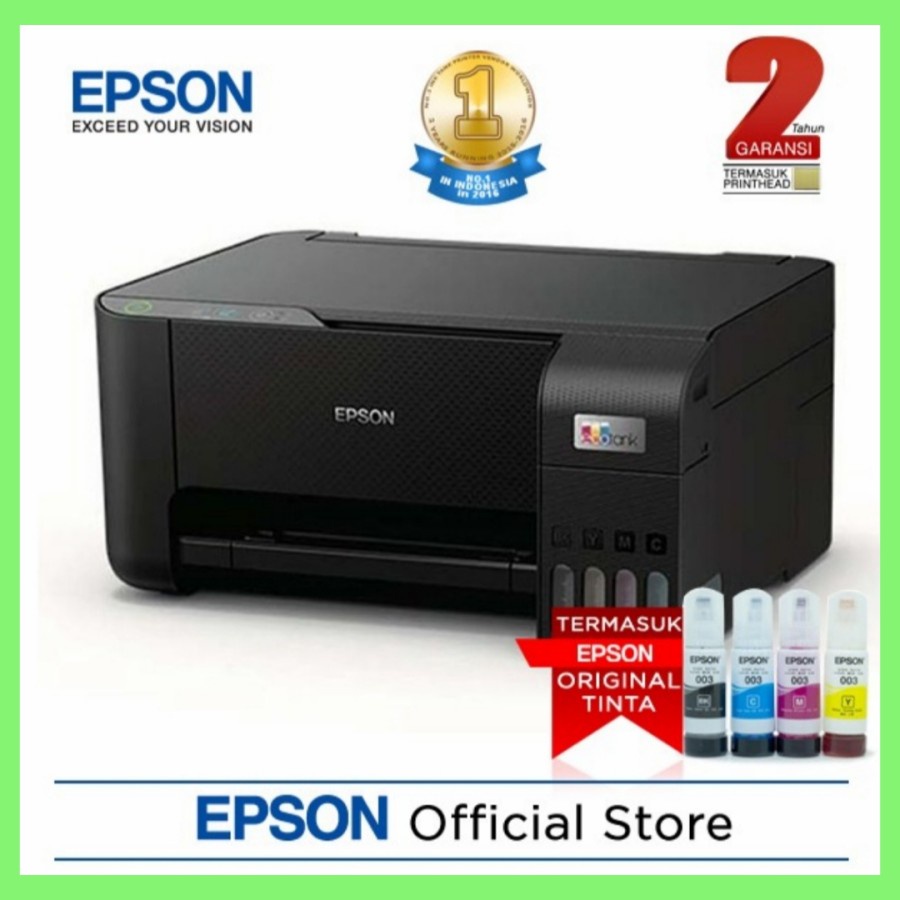 Printer Epson L3210 All In One Print Scan Copy include Tinta 4 Warna New Garansi Resmi