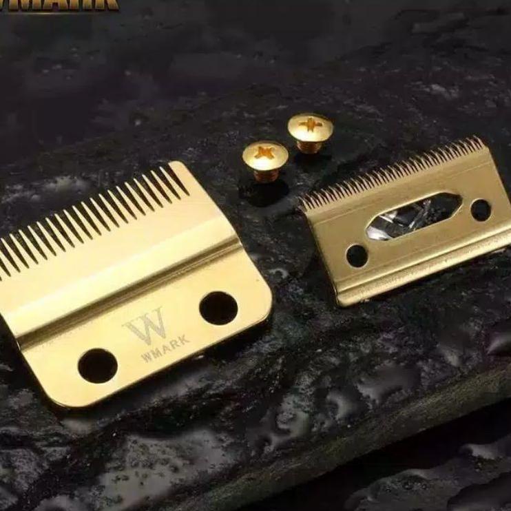 Harga Grosir--mata pisau cukur rambut kemei whal super taper blade gold/ emas wmark