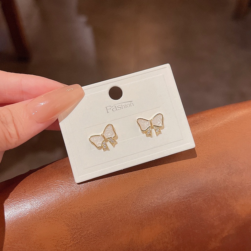 Anting Tusuk Sterling silver 925 Desain Pita Kecil Lucu Untuk Wanita