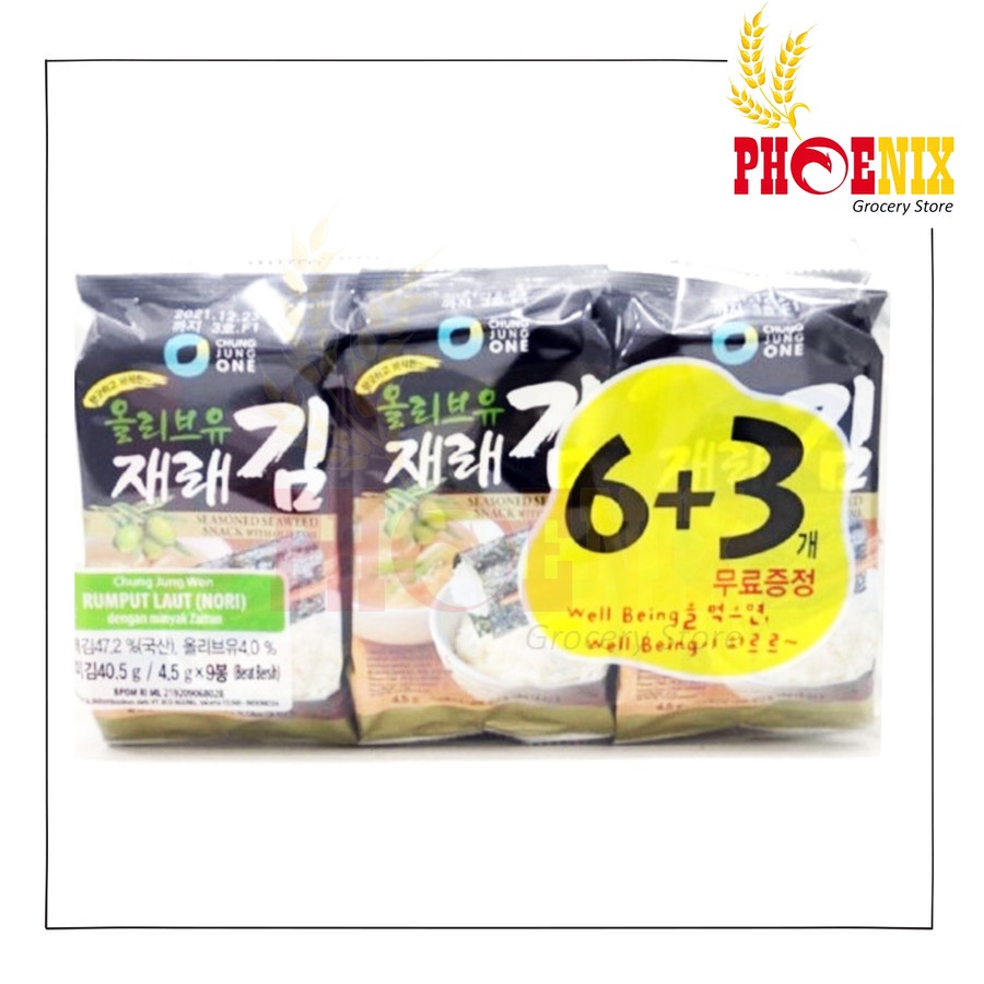 

Rumput laut nori Korea w/ olive oil