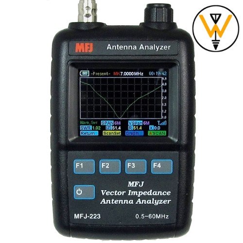 MFJ 223 1-60MHZ COLOR GRAPHIC VNA ANALYZER