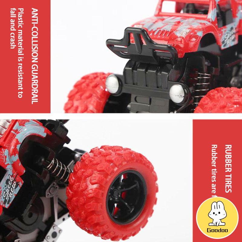 Mainan Mobil Monster Boy Zap Jip Off-Road 4 Mengemudi Inersia Monster Bigfoot - SD -Doo