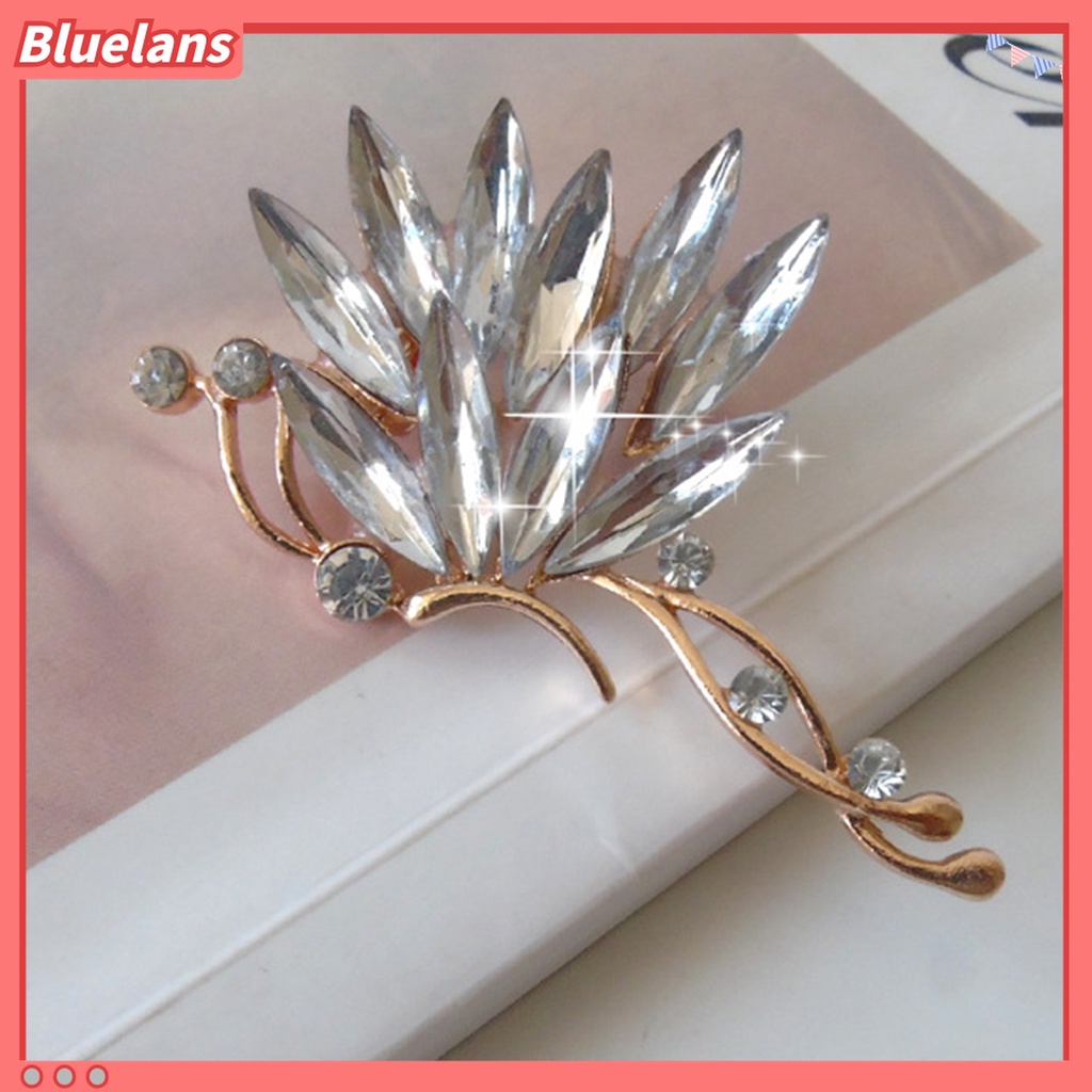 1 Pc Anting Klip Telinga Bentuk Kupu-Kupu Aksen Kristal Tiruan Shiny Warna-Warni Untuk Pengantin