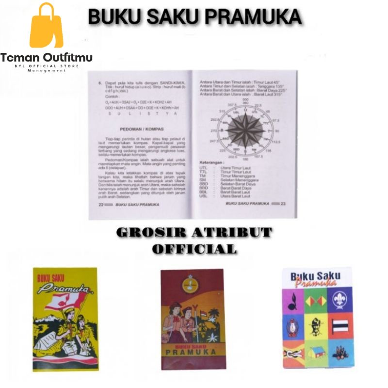 Jual BUKU SAKU PRAMUKA SAMPUL BARU KUNING COKLAT BUKU PRAMUKA ECER PER