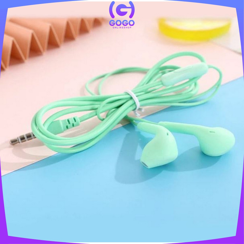 GOGO-C394 Headset Macaron Matte Color U19 Hifi / Handsfree Mate Colorfull Earphone Hifi Extra Bass / Hansfree Stereo U19 Warna Warni