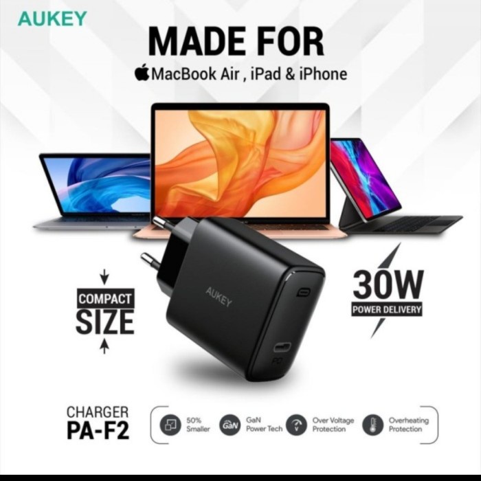 Charger Aukey Pa-F2 Swift Series 30W Pd Charger - 500481