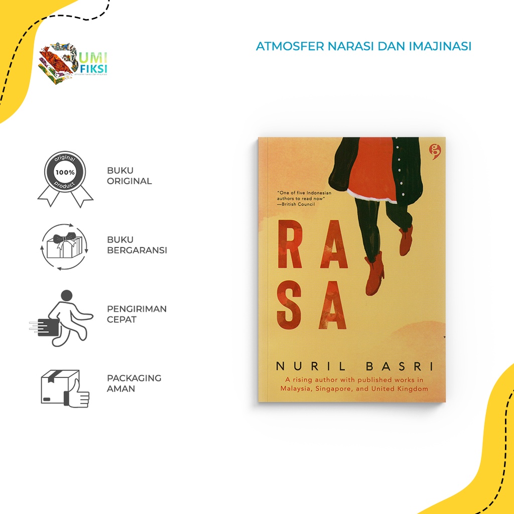 Buku Novel - Rasa - Nuril Basri - Gagas Media - Bumifiksi