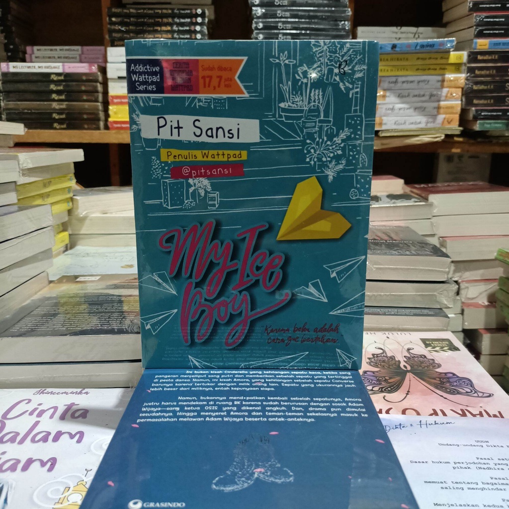 Jual Buku Novel My Ice Boy Pit Sansi Shopee Indonesia