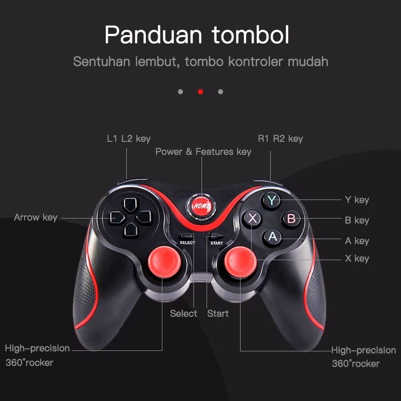 Gamepad X3 Bluetooth wireless Controller for PC iOS Android iphone X3 game