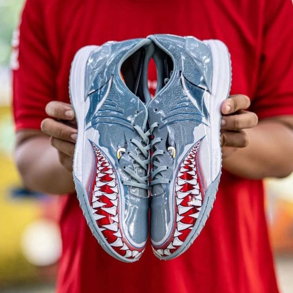 SEPATU FUTSAL ORTUSEIGHT ORTUS CATALYST REQUIN FG IN SE STEEL BLUE ORTRED ORIGINAL NEW 2022 || Sepat