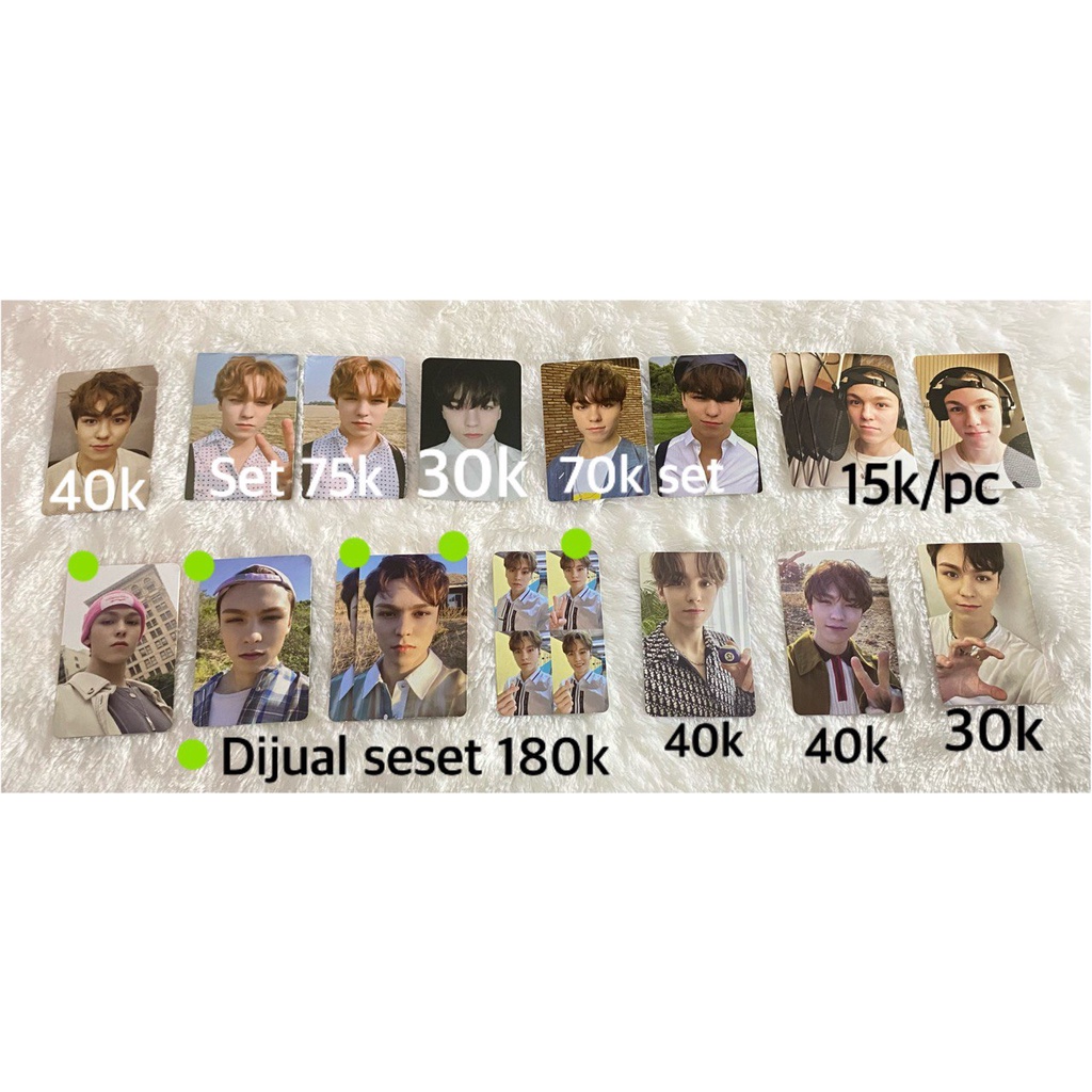 PHOTOCARD / PC / PHOTO CARD ALBUM ALL ABOUT VERNON SEVENTEEN DIRECTOR CUT YMMD AN ODE SEMICOLON HENG