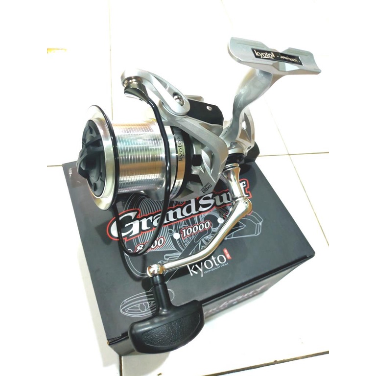 Reel Pancing Kyoto Grand Surf 8000 10000 12000 Max Drag 28Kg Long cast Spool Reel kaut untuk mancing
