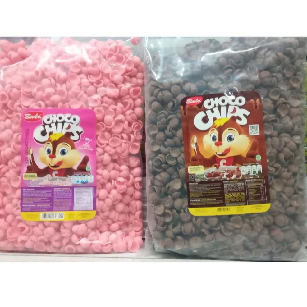 

Dijual.. Sereal Choco Chip / Coco Crunch/ Strawberry Simba Bulky 1kg 67