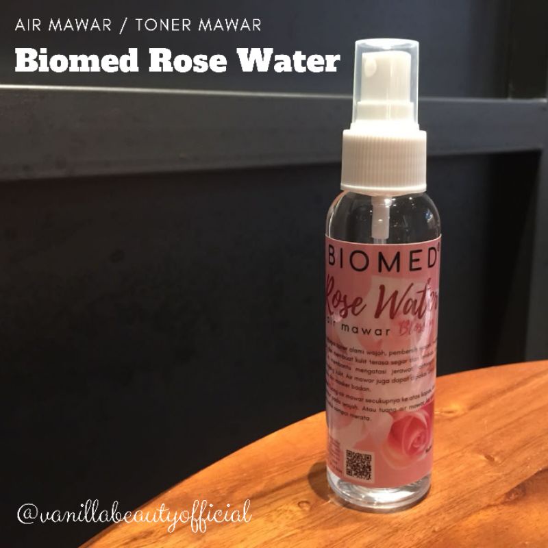 Biomed Rose Water 100ml / Air Mawar BPOM / Toner Mawar