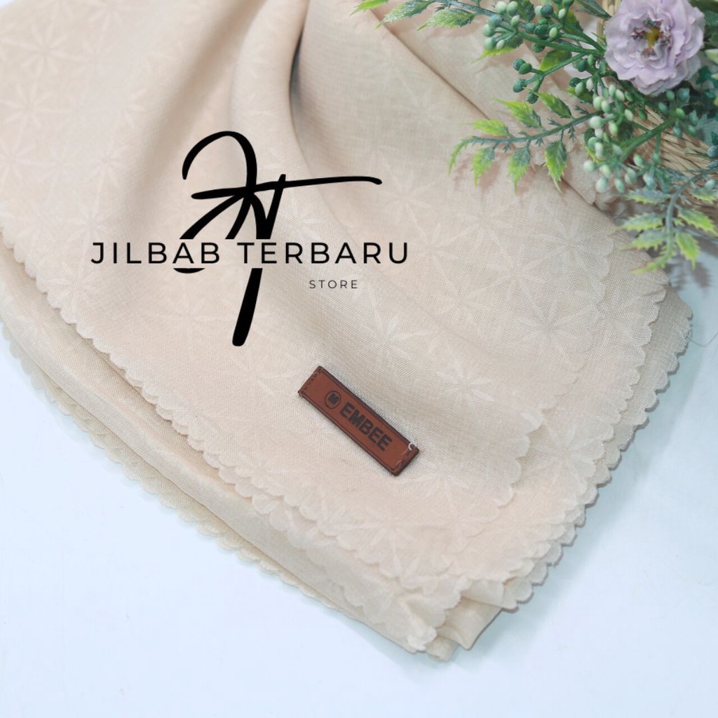 JILBAB SEGIEMPAT EMBOS / HIJAB EMBOS BINTANG / SEGI EMPAT EMBOS LASERCUT / JILBAB SEGI4 EMBOS KERUDUNG SEGI EMPAT  HIJAB TERBARU