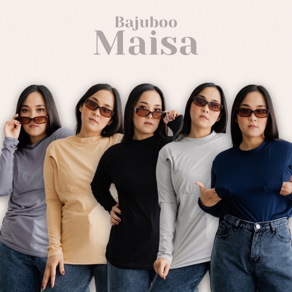 Bajuboo Maisa - Manset JUMBO Bumil &amp; Busui Friendly Rayon Spandex Premium Lengan Panjang