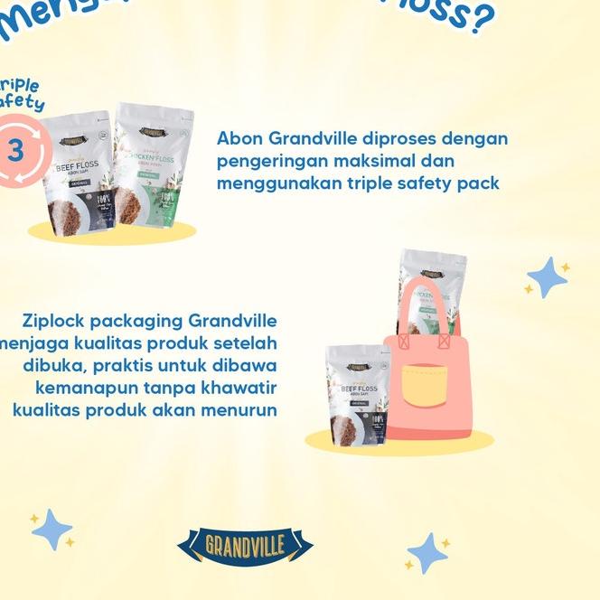 

limited Edition✔️Grandville Abon AYAM Crunchy Single Pack Original|RA1