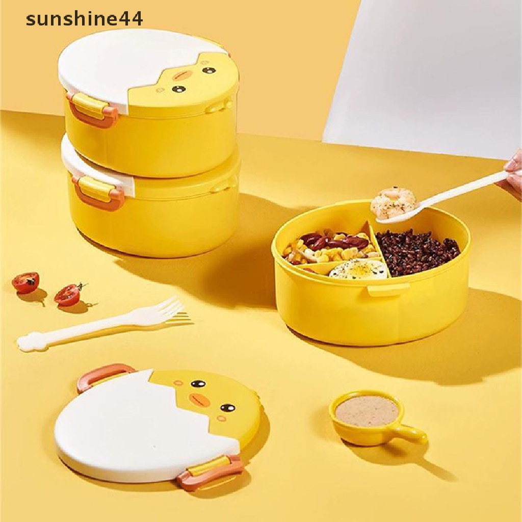 Sunshine Kotak Makan Bento Desain Kartun Untuk Anak Sekolah