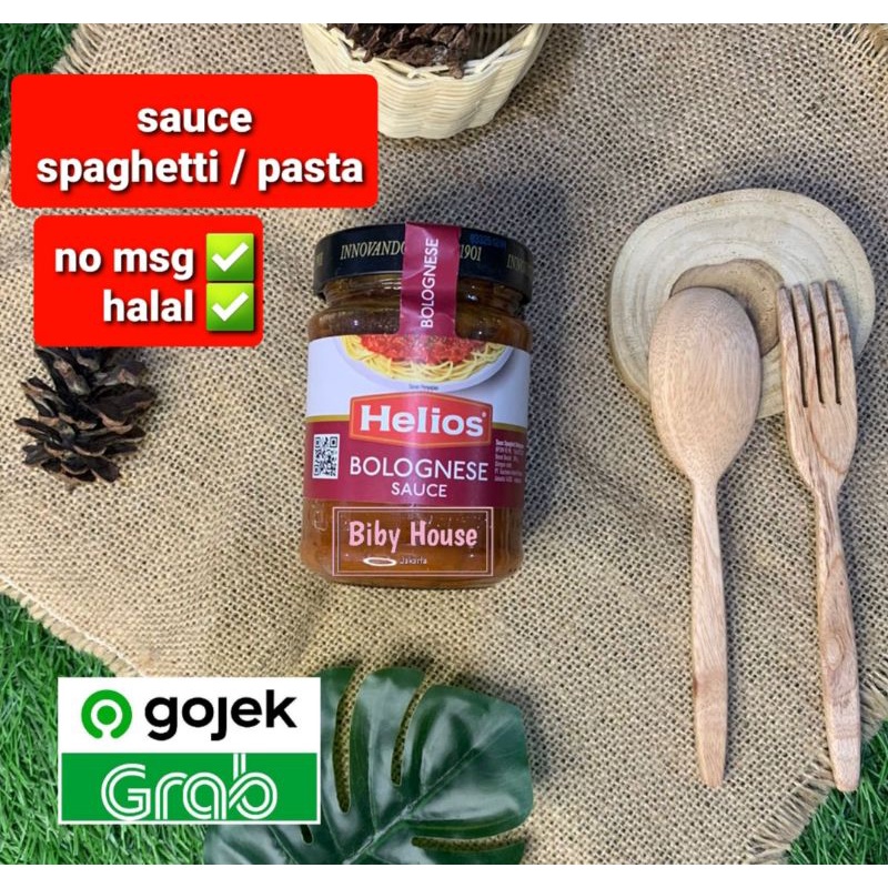 

SAUS BOLOGNESE HELIOS SAUCE BOLOGNESE/ SAUCE PASTA SPAGETTI 300 gr HALAL