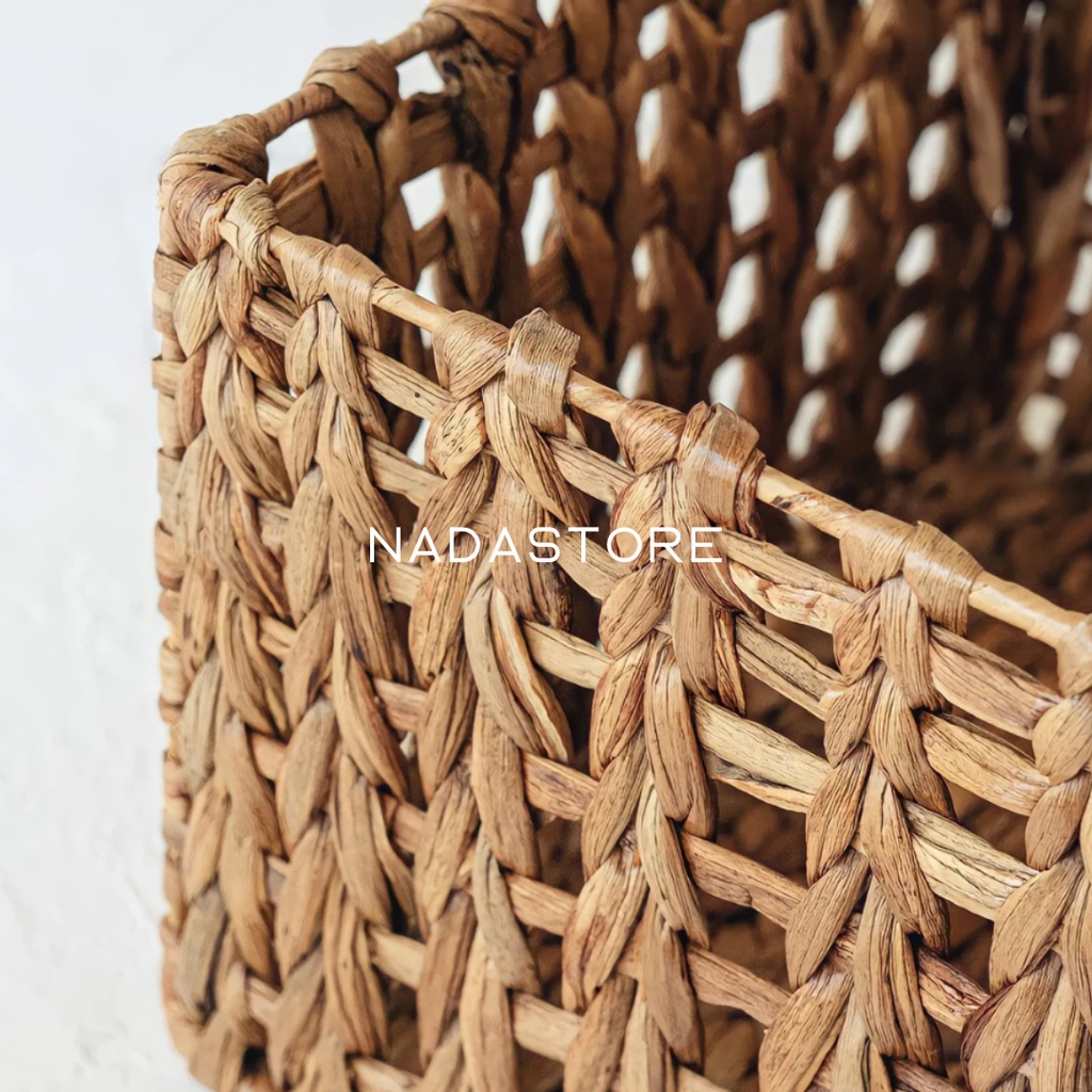 NADASTORE - BOX PENYIMPANAN / KERANJANG / BASKET / LAUNDRY BASKET / KERANJANG KRAWANG / ANYAMAN