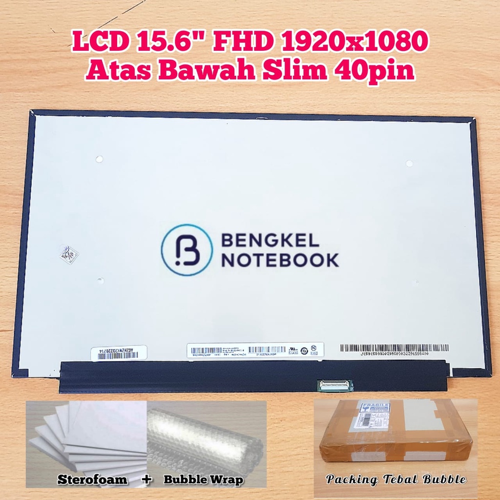 LCD 15.6 IPS FHD 1920x1080 Slim 40pin LQ156M1JW03 LQ156M1JW09 NE156FHM-NZ1 LQ156M1JW08 LQ156M1JW16 MSI GS65 1920X1080