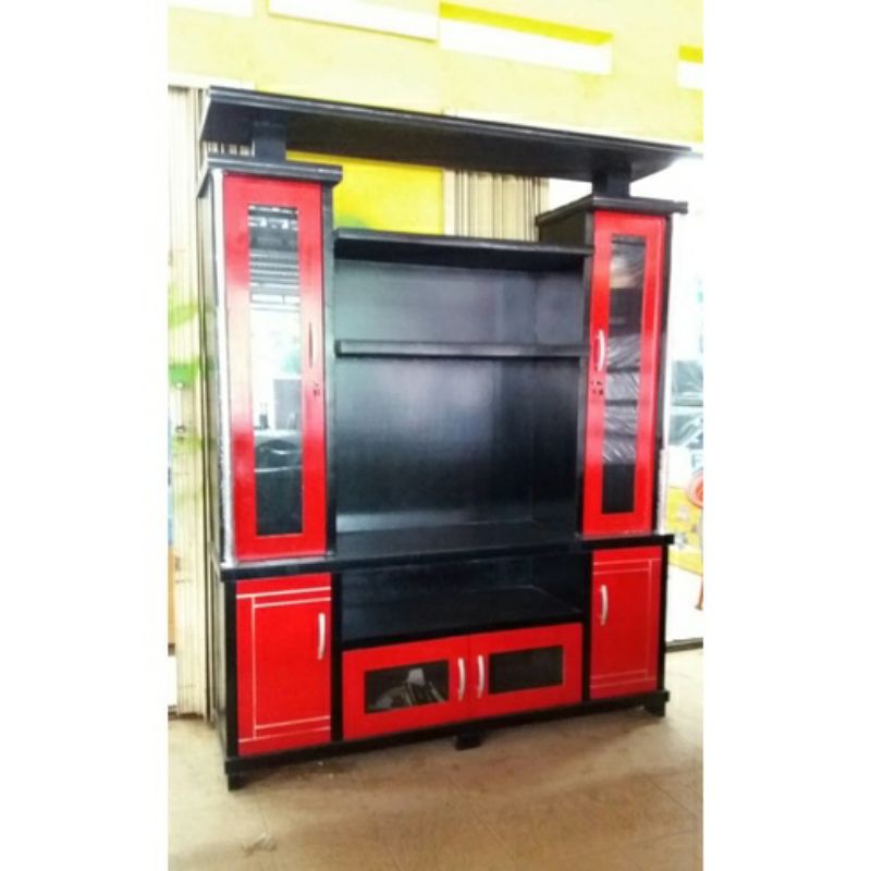Lemari TV Bufet TV Kayu tinggi