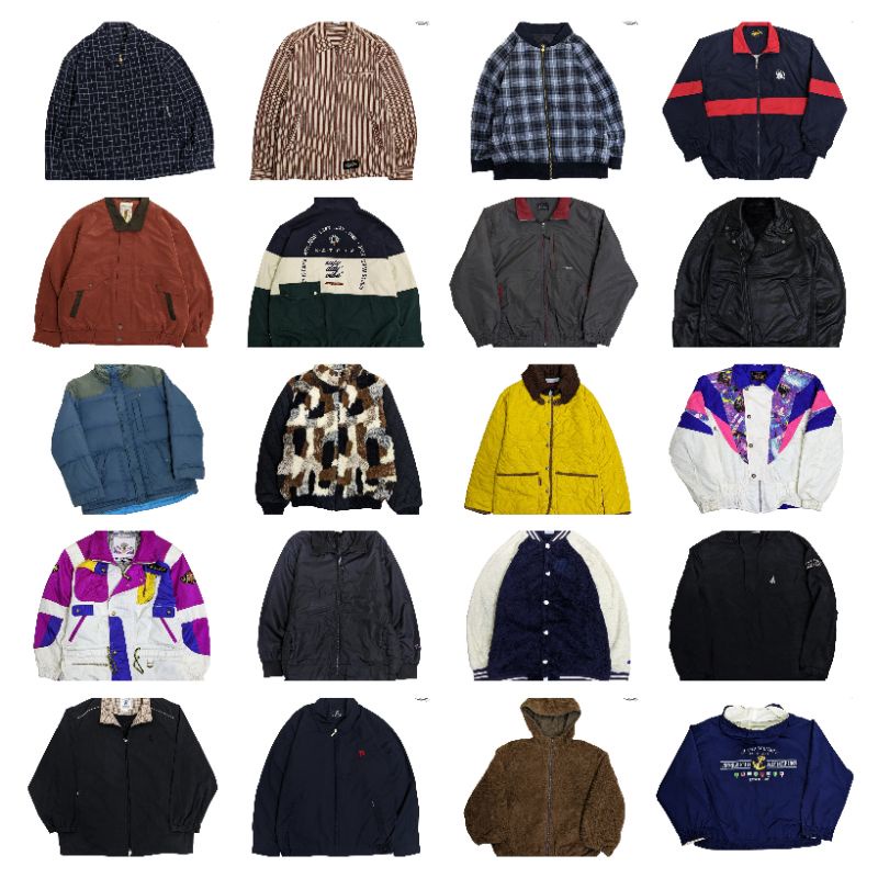 VINTAGE JACKET/ JACKET CASUAL/ WORK JACKET/ HARRINGTON JACKET/BULU ANGSA