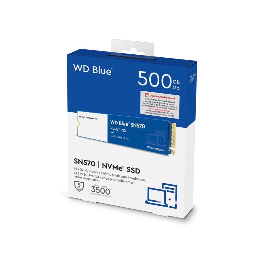 Western Digital WD Blue SN570 5000GB SSD NVMe M.2 2280 PCI-E 3.0 x4