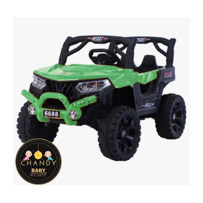 MAINAN MOBIL AKI ANAK YUKITA 6688 JEEP RAFT