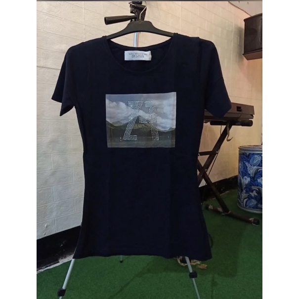 ZARA KAOS TSHIRT WANITA PRELOVED PL SECOND LIKE NEW h&m guess mango bershka