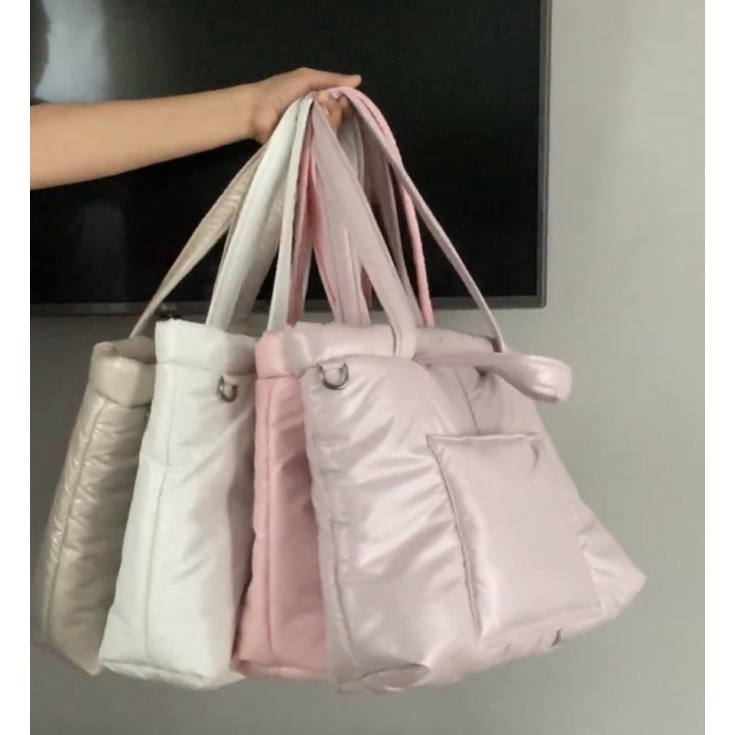 Puffbag Tas Puffy bag Korea Puffer Tote Bag Slingbag Boho Slempang Wanita Jumbo