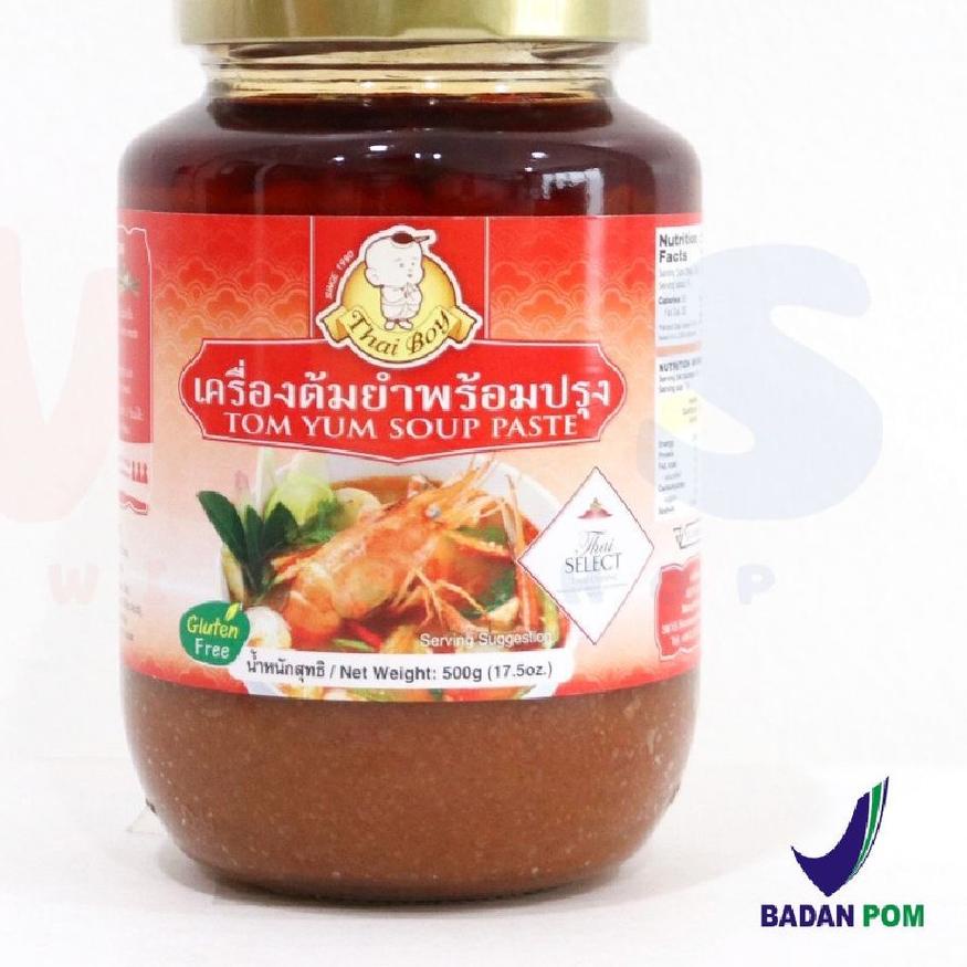 

10.10 Fasion sale Thai Boy Tom Yum Paste Soup Gluten Free 500 gr - Halal gas !!